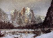 Albert Bierstadt Cathedral Rock, Yosemite Valley, California Spain oil painting artist